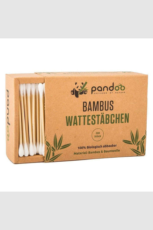 Pandoo Bambus-Wattestäbchen 200 Stück Accessoires.