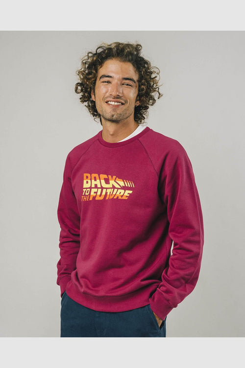 Brava Fabrics Back to the Future Logo Sweatshirt Sweatwear Man.