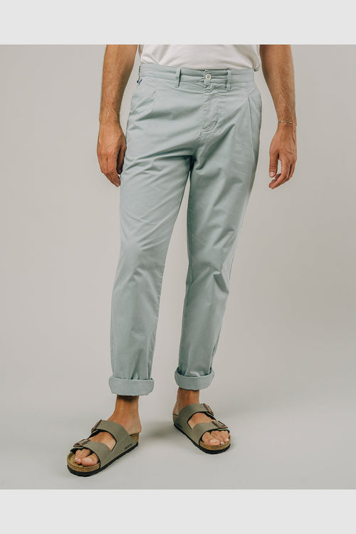 Pleated Chino Hosen Man Brava Fabrics 