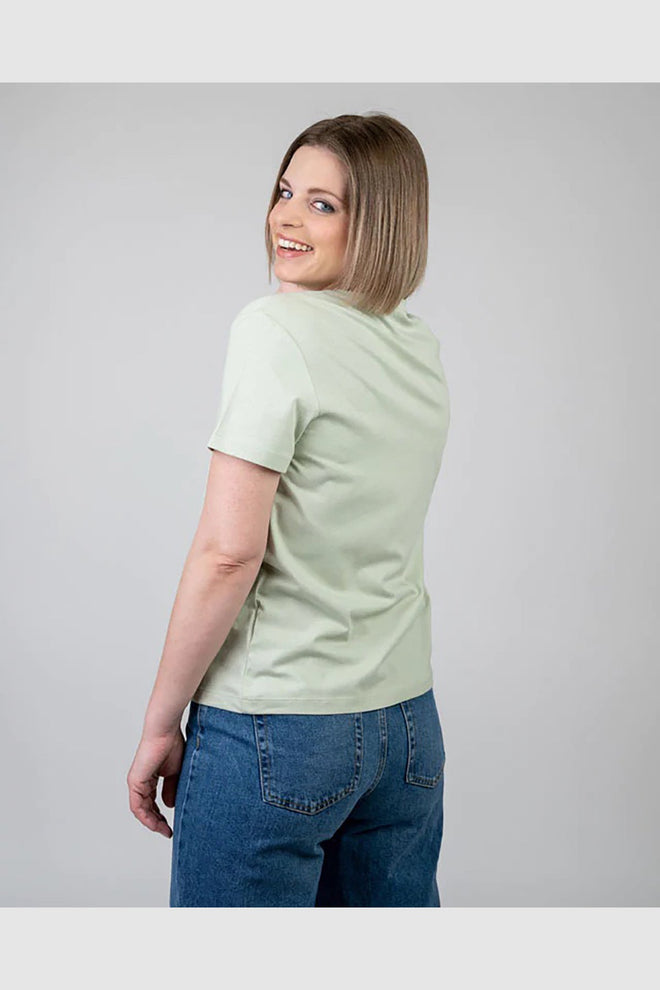 TreeShirt V-Neck Straight Fit Women T-Shirt Oberteile Woman NIKIN Clothing 
