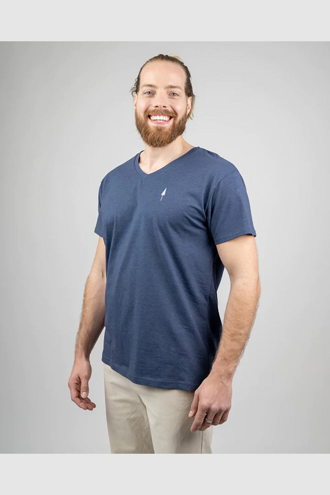 TreeShirt V-Neck Unisex T-Shirt Oberteile Man NIKIN Clothing 